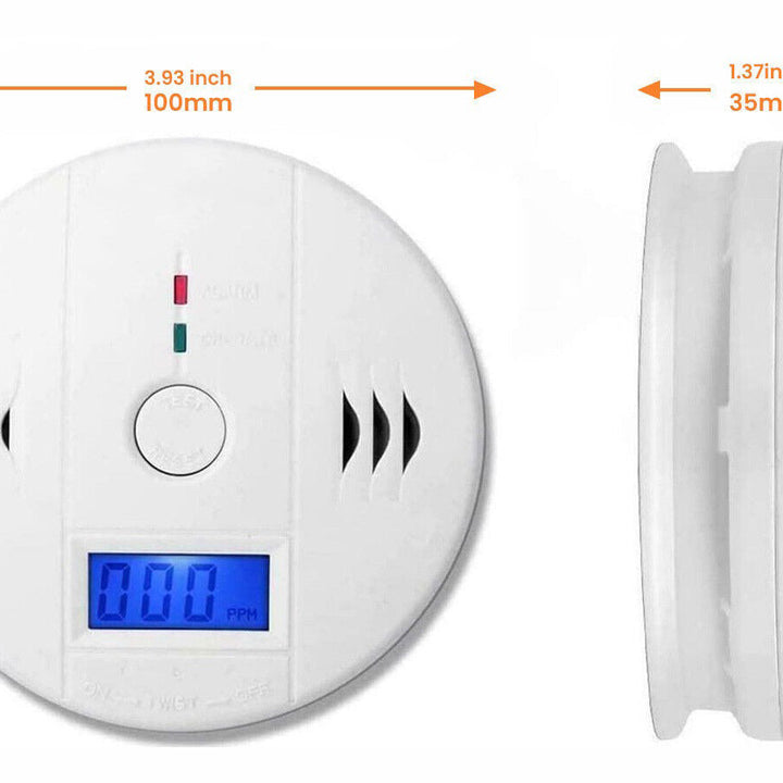 LCD Combination CO Carbon Monoxide Detector